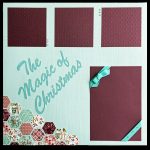 Christmas Scrapbook Layouts Ideas Christmas 12x12 2 Page Scrapbook Layout Premade 12x12 Etsy