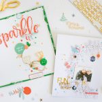 Christmas Scrapbook Layouts Ideas Scattered Confetti Pinkfresh Studio Scrapbook Layouts Holiday