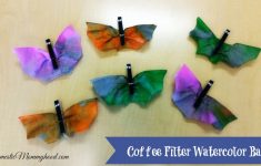 Coffee Filter Paper Crafts Kids Crafts Coffee Filter Watercolor Bats 1024x576 coffee filter paper crafts|getfuncraft.com