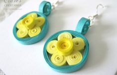 Cool Custom Quilling Paper Craft Earrings Cardmaking Papercraft Mag Uk Issue 96 Clares Creations