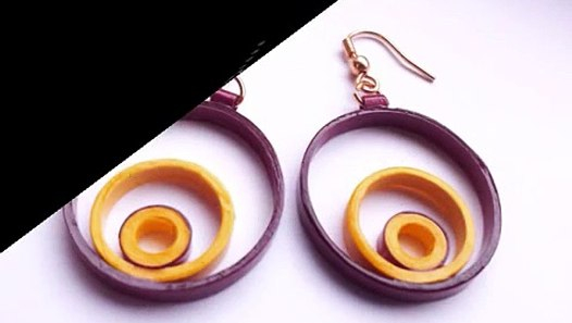 Cool Custom Quilling Paper Craft Earrings Papercraft How To Make Paper Quilling Jewellery Earrigs
