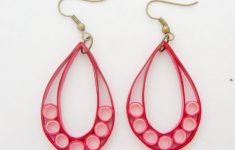 Cool Custom Quilling Paper Craft Earrings Papercraft Paper Earrings How To Make Simple Quilling