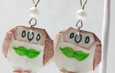 Cool Custom Quilling Paper Craft Earrings Papercraft Pokemon Earrings