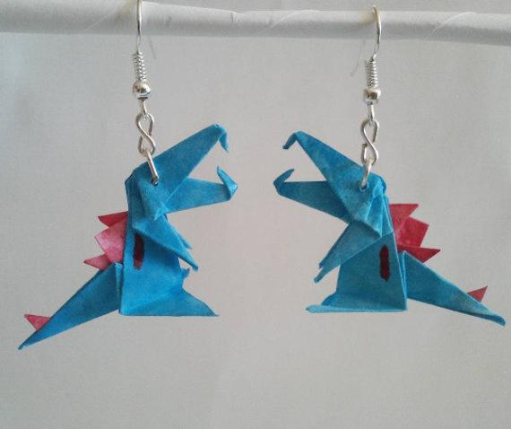 Cool Custom Quilling Paper Craft Earrings Papercraft Pokemon Earrings