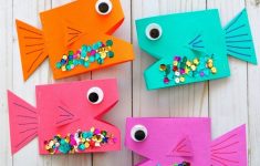 Cool Paper Crafts For Adults Diy Super Cute Paper Fish Craft For Kids cool paper crafts for adults|getfuncraft.com