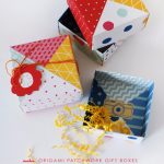 Cool Paper Crafts For Adults Patchwork Paper Origami Gift Boxes cool paper crafts for adults|getfuncraft.com