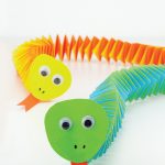 Cool Paper Crafts For Kids Accordion Paper Snake Craft cool paper crafts for kids |getfuncraft.com