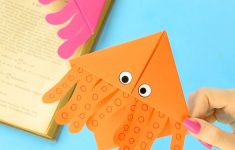 Cool Paper Crafts For Kids Octopus Corner Bookmarks Origami For Kids cool paper crafts for kids |getfuncraft.com