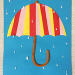 Craft For Kids With Paper Paperstrip Umbrella craft for kids with paper |getfuncraft.com