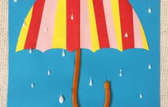 Craft For Kids With Paper Paperstrip Umbrella craft for kids with paper |getfuncraft.com