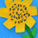 Craft For Kids With Paper Sunflower Craft 2 craft for kids with paper |getfuncraft.com
