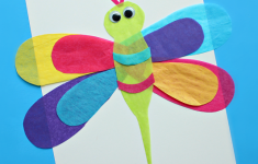Craft For Kids With Paper Tissue Paper Dragonfly Craft For Kids craft for kids with paper |getfuncraft.com