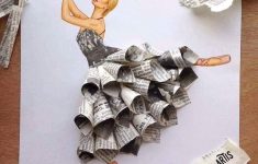 Craft From Paper Diy Paper Cone Crafts Dancing Lady Made From Waste Newspaper craft from paper|getfuncraft.com