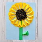 Craft From Paper Folded Paper Sunflower Craft 4 craft from paper|getfuncraft.com