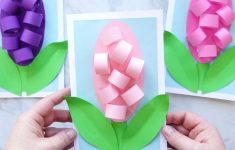 Craft From Paper Hyacinth Paper Card Mothers Day Craft From Kids 1553700451 craft from paper|getfuncraft.com