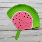 Craft Ideas Using Paper Plates Watermelon craft ideas using paper plates|getfuncraft.com