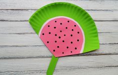 Craft Ideas Using Paper Plates Watermelon craft ideas using paper plates|getfuncraft.com