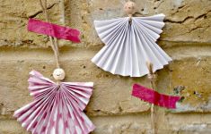 Craft Made From Paper Paper Fan Angel Craft These Are Adorable And Can Be Made Small For Tree Ornaments Or Big As Christmas Decorations For The Wall 533x800 craft made from paper |getfuncraft.com