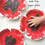 Craft Made Of Paper Anzac Day Poppy Craft For Kids Using Paper Plates craft made of paper|getfuncraft.com