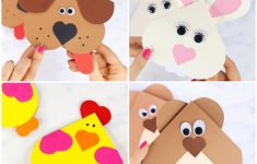Craft Made Of Paper Heart Animals Valentines Day Cards For Kids craft made of paper|getfuncraft.com