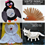 Craft Made Of Paper Winter Animal Paper Plate Crafts craft made of paper|getfuncraft.com