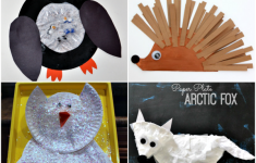 Craft Made Of Paper Winter Animal Paper Plate Crafts craft made of paper|getfuncraft.com