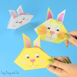 Craft Work On Paper Origami Bunny Craft craft work on paper |getfuncraft.com