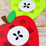 Craft Work With Paper For Kids Paper Apple Weaving 1 craft work with paper for kids|getfuncraft.com