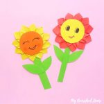 Craft Work With Paper For Kids Sunflower Paper Craft For Kids Mynourishedhome craft work with paper for kids|getfuncraft.com