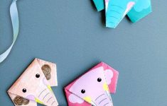 Crafts For Kids Using Paper Easy Diy Paper Origami Elephant For Kids crafts for kids using paper |getfuncraft.com