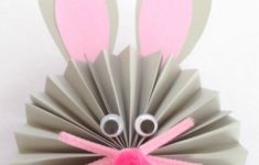 Crafts From Paper Origami Easter Bunny Craft Paper Fan Rabbits 1 crafts from paper |getfuncraft.com