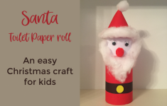Crafts From Toilet Paper Rolls Santa Paper Roll Craft Easy Christmas Craft For Kids 1024x677 crafts from toilet paper rolls|getfuncraft.com