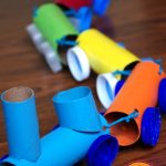 Crafts From Toilet Paper Rolls Toilet Paper Roll Train Craft crafts from toilet paper rolls|getfuncraft.com