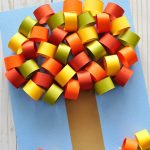 Crafts To Do With Paper Fall Tree Paper Craft crafts to do with paper|getfuncraft.com