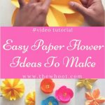 Crafts To Make With Paper Paper Flower Crafts To Make Video Tutorial 550x814 crafts to make with paper|getfuncraft.com