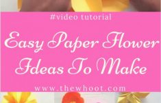 Crafts To Make With Paper Paper Flower Crafts To Make Video Tutorial 550x814 crafts to make with paper|getfuncraft.com