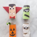 Crafts Using Construction Paper Halloween Toilet Paper Roll Crafts crafts using construction paper|getfuncraft.com