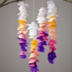 Crafts Using Tissue Paper Tissue Paper Wind Chime crafts using tissue paper|getfuncraft.com