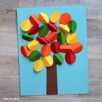 Crafts With Construction Paper For Toddlers 3d Paper Fall Tree Craft For Kids crafts with construction paper for toddlers|getfuncraft.com