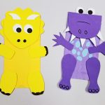 Crafts With Construction Paper For Toddlers Dinosaur Paper Bag Craft crafts with construction paper for toddlers|getfuncraft.com