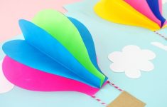 Crafts With Construction Paper For Toddlers Paper Hot Air Balloon 4 crafts with construction paper for toddlers|getfuncraft.com
