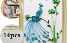 Crafts With Quilling Paper 16 Colorful Quilling Paper Craft Kits 14pcs Tool Set Rolling Strips Diy Collection Home Decoration Crafts A Peacock Decorating Axuk69133 Jwk0 crafts with quilling paper |getfuncraft.com