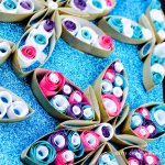 Crafts With Quilling Paper Paper Tube Quilled Snowflake Craft 1 2 crafts with quilling paper |getfuncraft.com