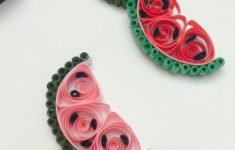 Crafts With Quilling Paper Quilling Paper Watermelon For Summer Crafts Thepaperycraftery 683x1024 crafts with quilling paper |getfuncraft.com
