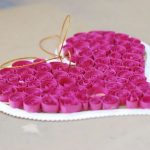 Crafts With Quilling Paper Valentines Day Craft Idea For Kids Quilling Paper Pink Heart Diy Decorating Idea crafts with quilling paper |getfuncraft.com