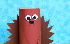 Crafts With Toilet Paper Rolls Paper Roll Hedgehog Craft crafts with toilet paper rolls |getfuncraft.com