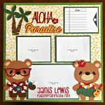 Create Your Own Unique Vacation Scrapbook Layouts Pause Dream Enjoy Tropical Vacation