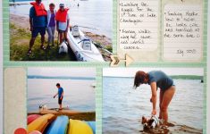 Create Your Own Unique Vacation Scrapbook Layouts Rwkrafts On The Lake Scrapbook Layout
