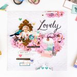Creative and Simple Scrapbooking for Beginners Ideas Pretty Pink Floral Scrapbook Page Maggie Holmes Design