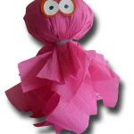 Crepe Paper Crafts For Kids Crepe Paper Jellyfish crepe paper crafts for kids|getfuncraft.com